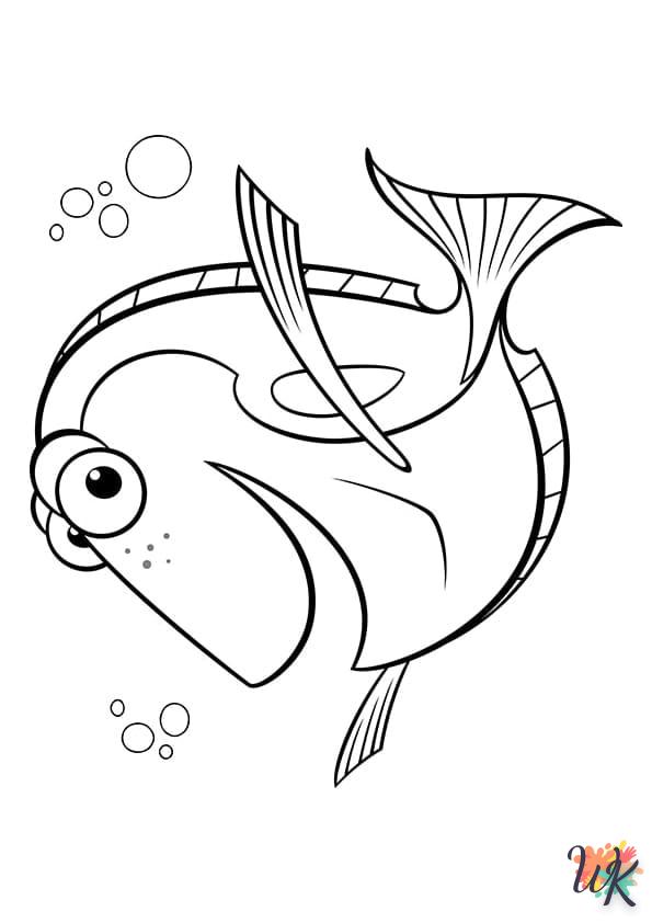 Dibujos para Colorear Buscando a Nemo 103