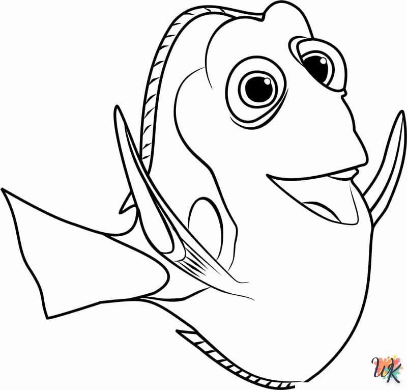 Dibujos para Colorear Buscando a Nemo 104