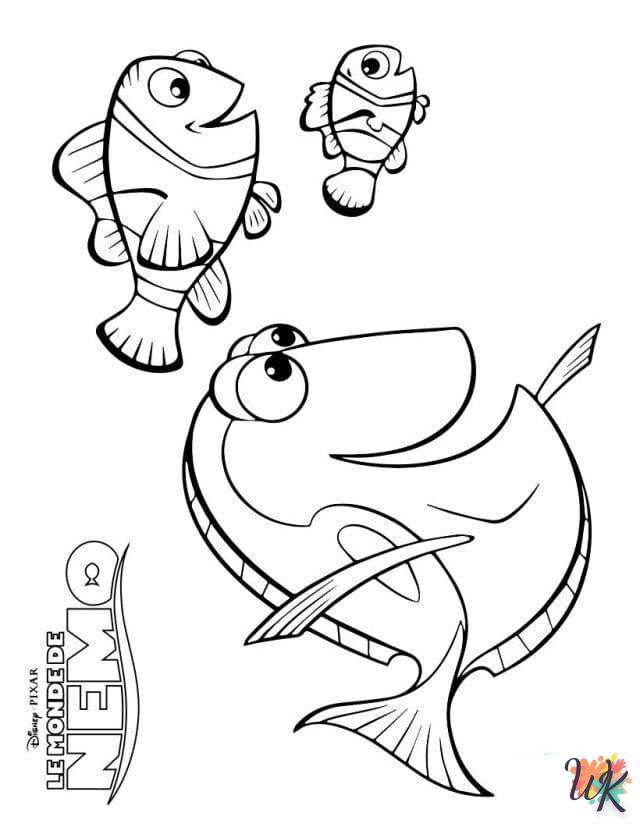Dibujos para Colorear Buscando a Nemo 105