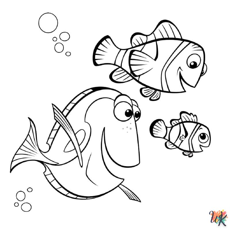Dibujos para Colorear Buscando a Nemo 109