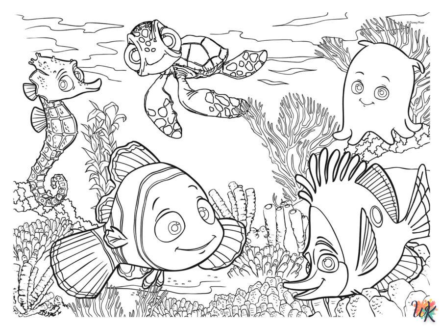 Dibujos para Colorear Buscando a Nemo 110