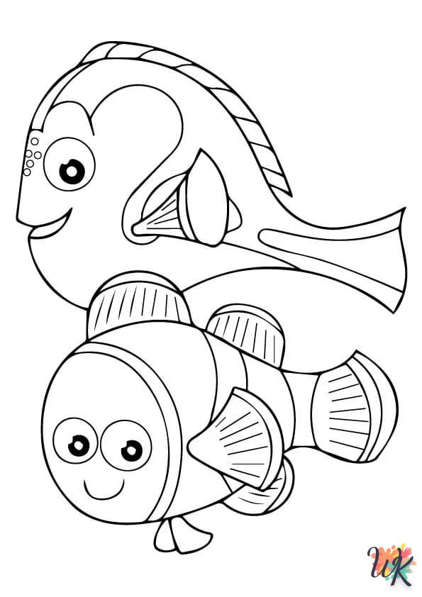 Dibujos para Colorear Buscando a Nemo 117