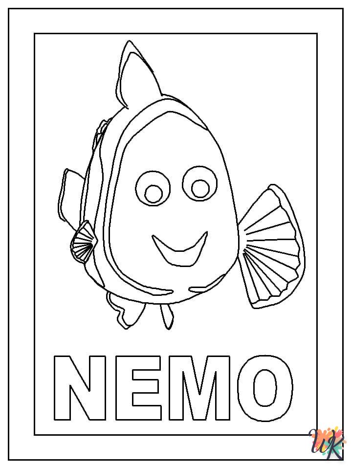 Dibujos para Colorear Buscando a Nemo 128