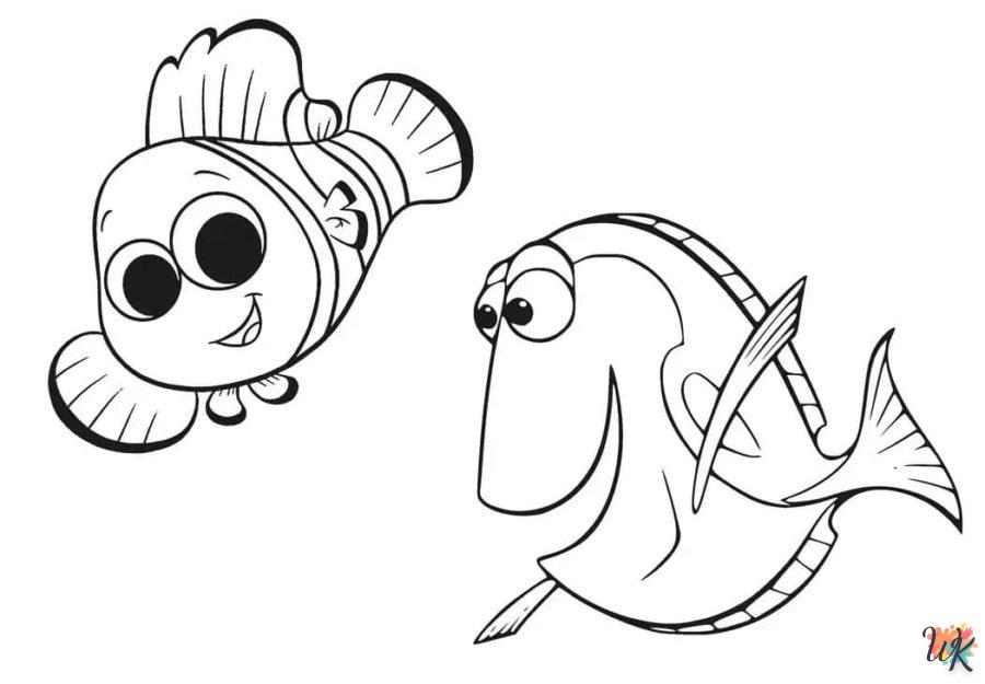 Dibujos para Colorear Buscando a Nemo 129
