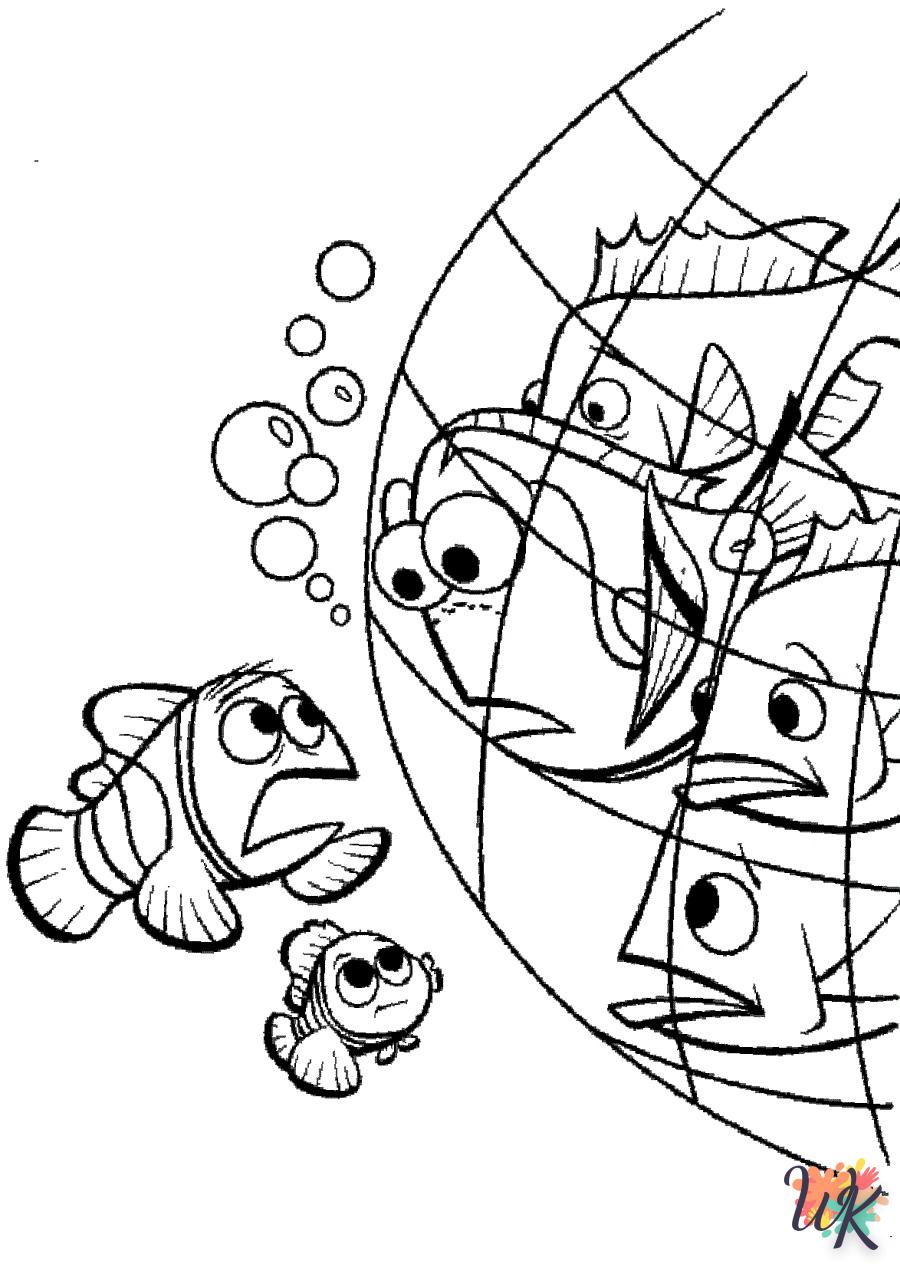 Dibujos para Colorear Buscando a Nemo 144