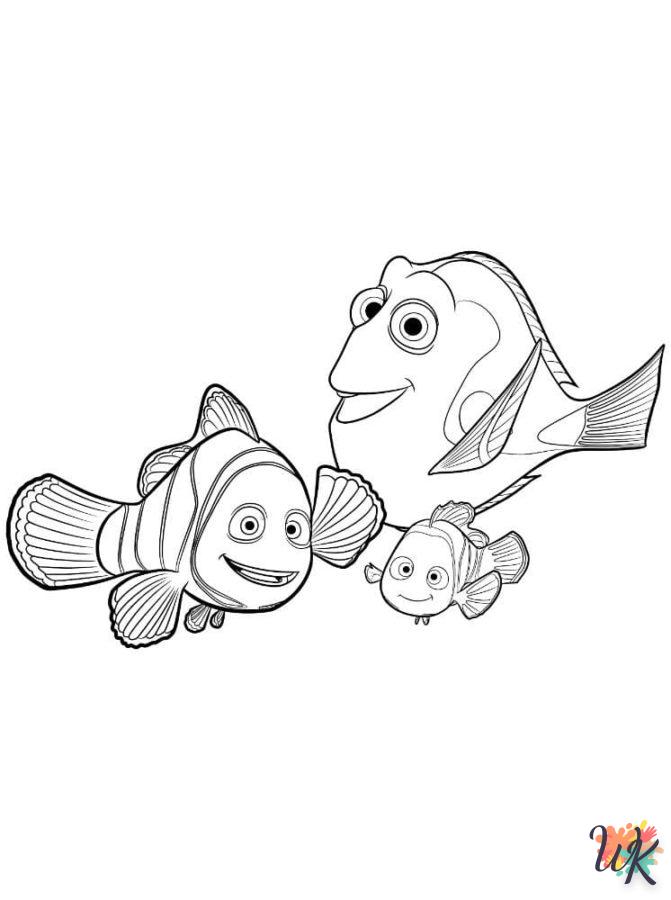 Dibujos para Colorear Buscando a Nemo 20