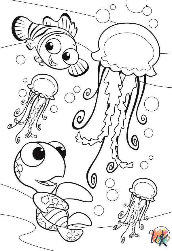 Dibujos para Colorear Buscando a Nemo 26