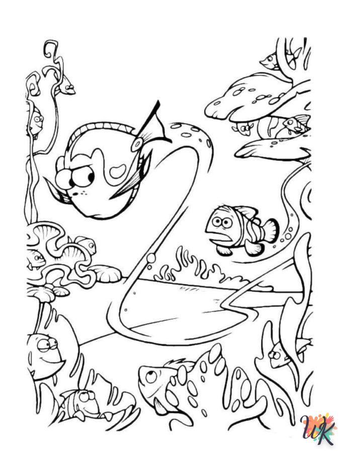 Dibujos para Colorear Buscando a Nemo 48