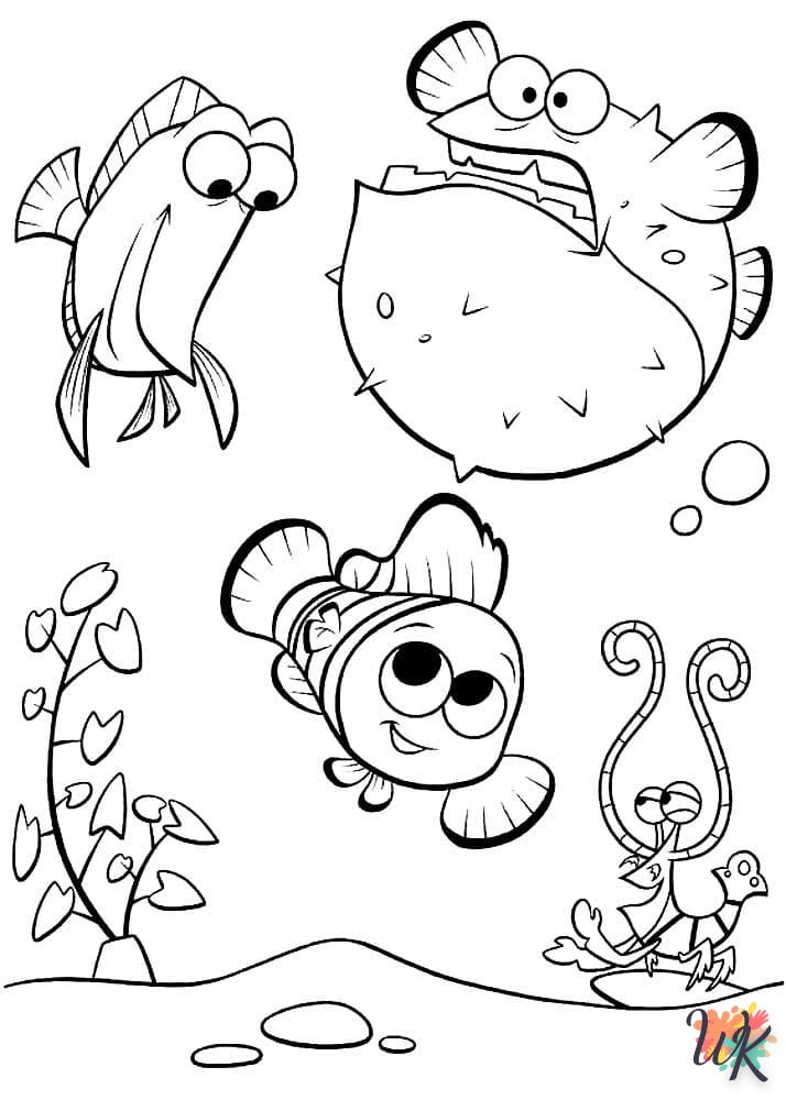 Dibujos para Colorear Buscando a Nemo 62