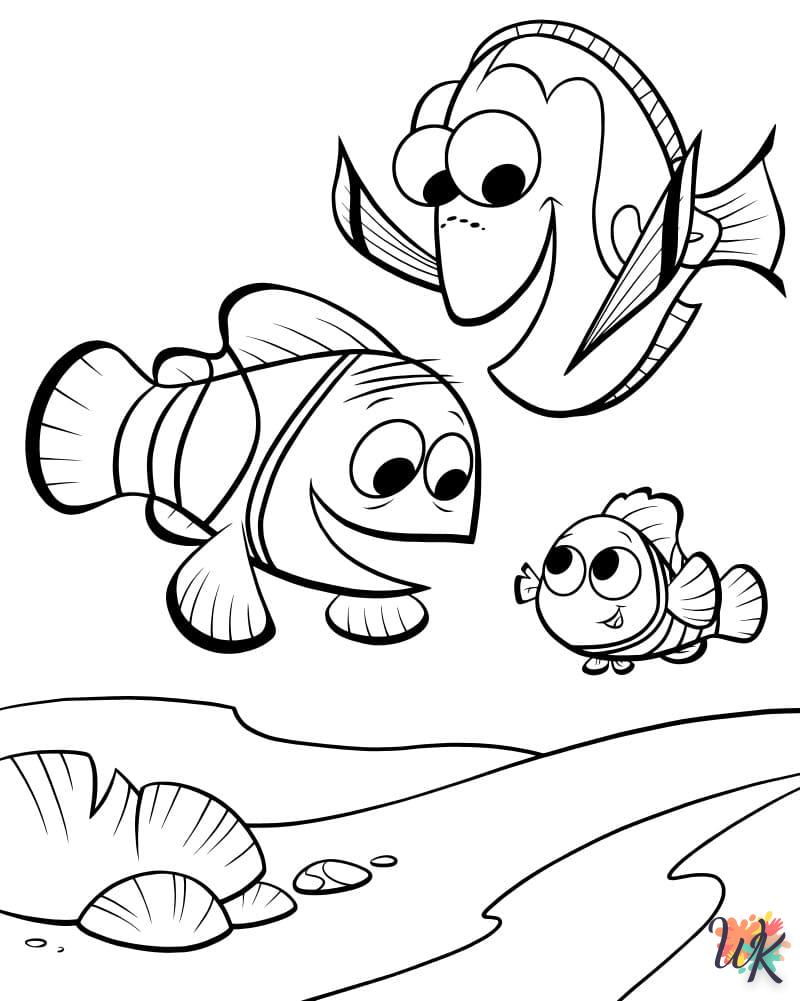 Dibujos para Colorear Buscando a Nemo 63