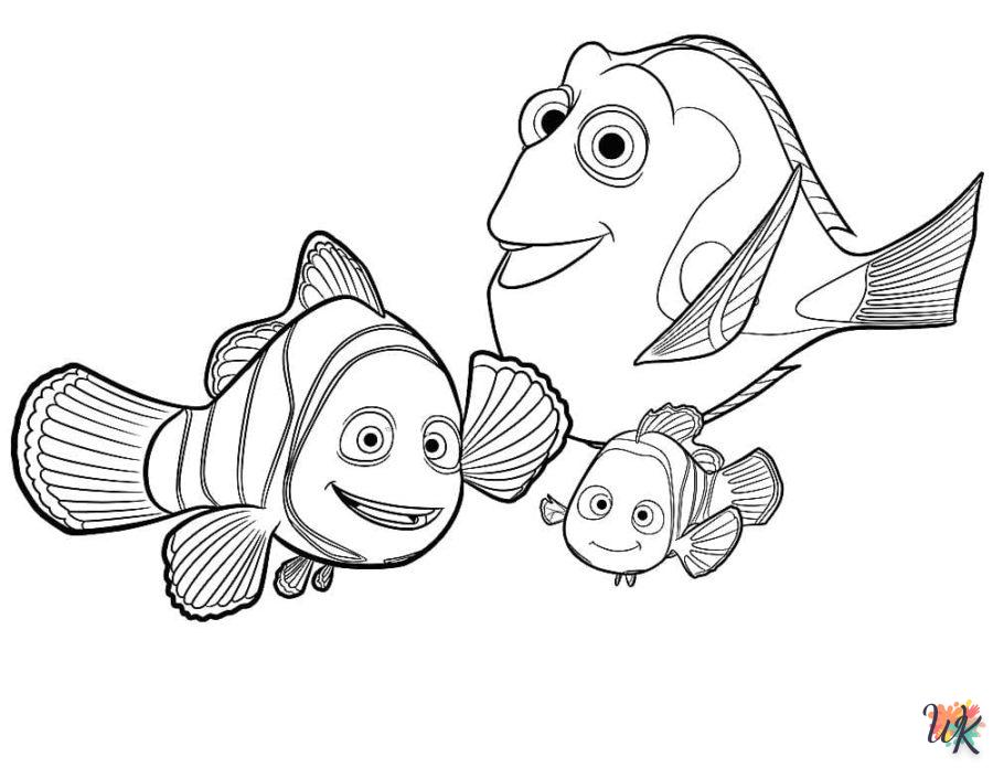 Dibujos para Colorear Buscando a Nemo 73