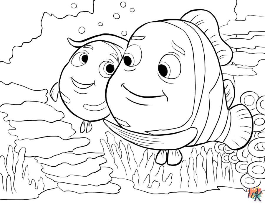 Dibujos para Colorear Buscando a Nemo 9