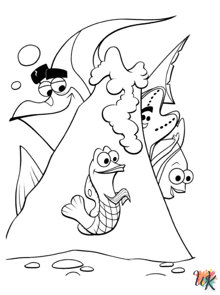 Dibujos para Colorear Buscando a Nemo 92