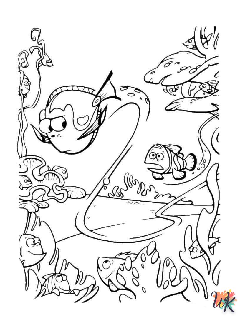 Dibujos para Colorear Buscando a Nemo 99