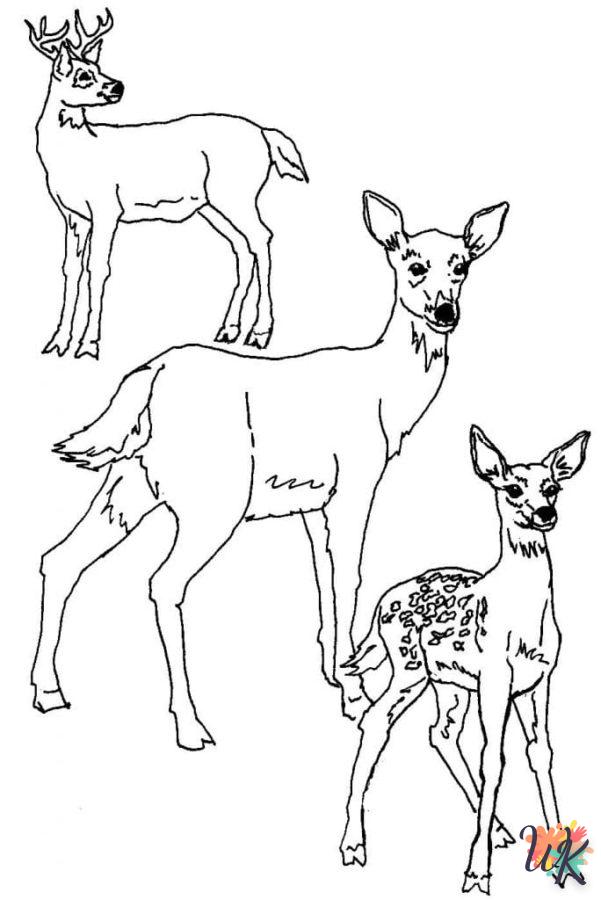 Dibujos para Colorear Ciervos 95