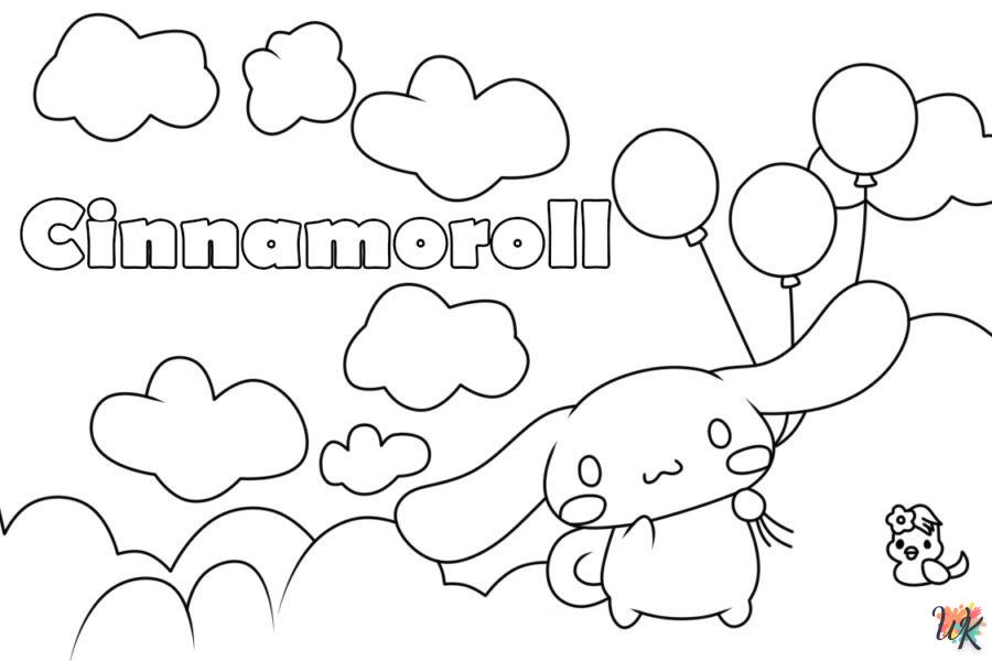 Dibujos para Colorear Cinnamoroll 26