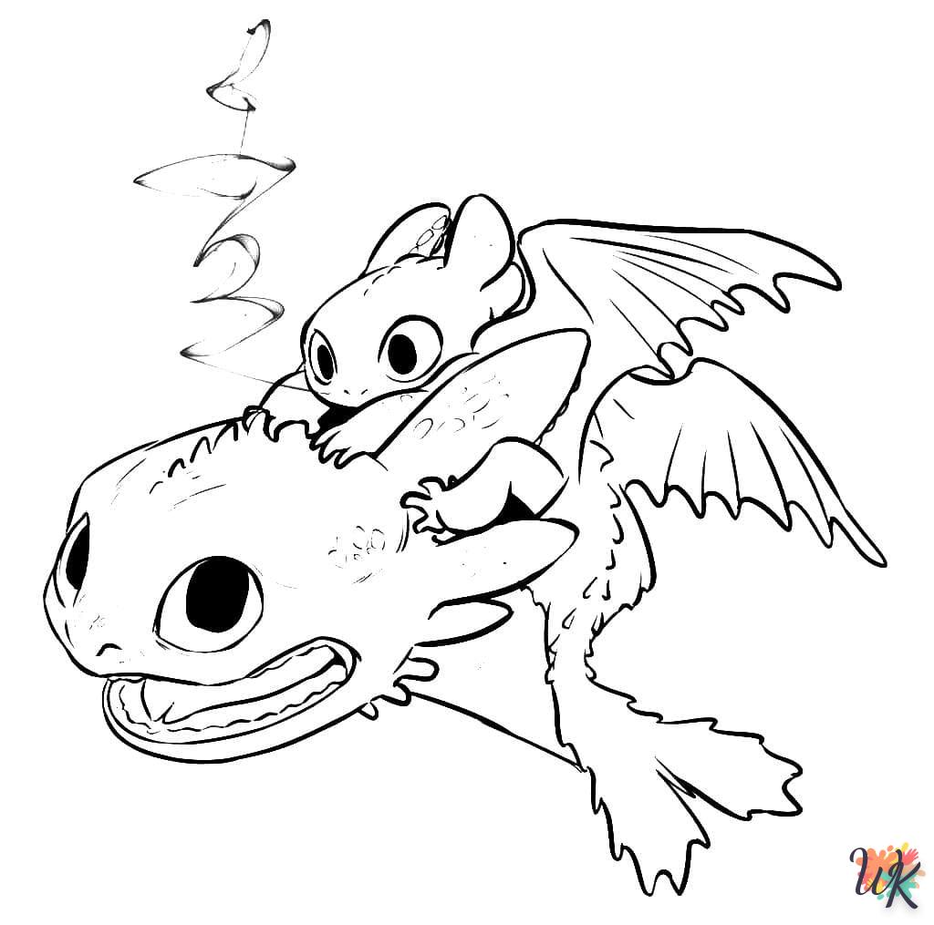 Dibujos para Colorear Como entrenar a tu dragon 15