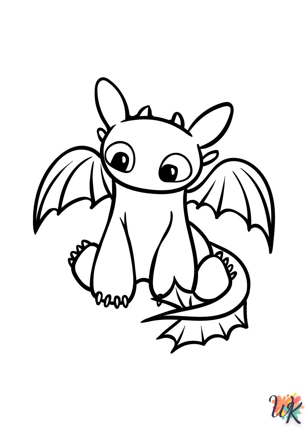 Dibujos para Colorear Como entrenar a tu dragon 3