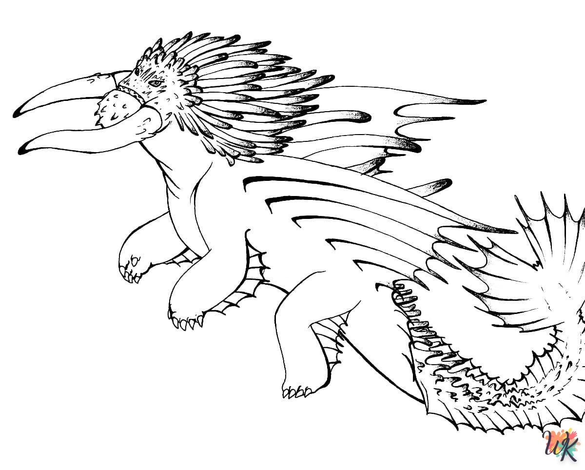 Dibujos para Colorear Como entrenar a tu dragon 36