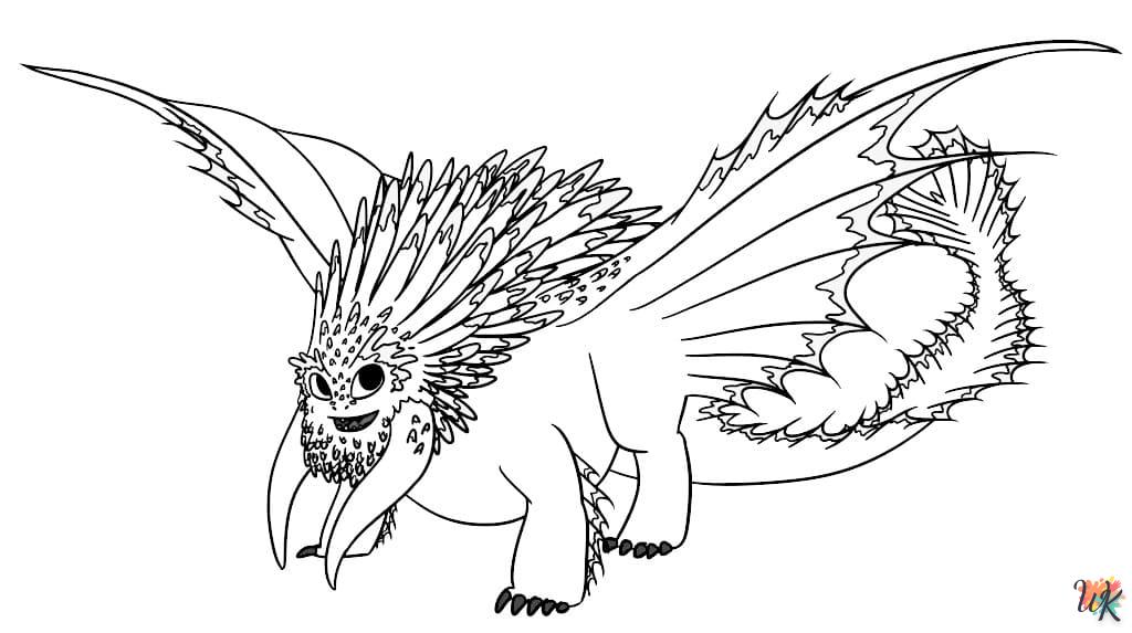 Dibujos para Colorear Como entrenar a tu dragon 39