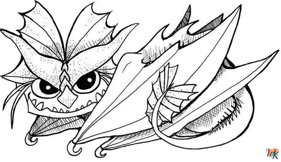 Dibujos para Colorear Como entrenar a tu dragon 41