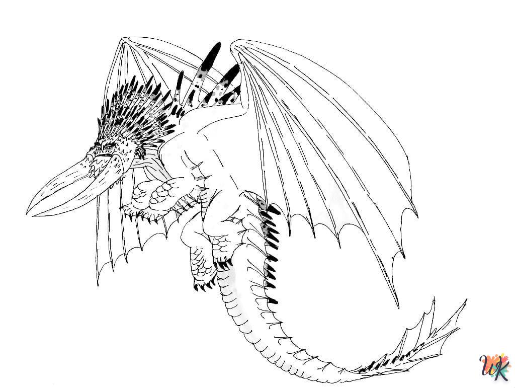 Dibujos para Colorear Como entrenar a tu dragon 42