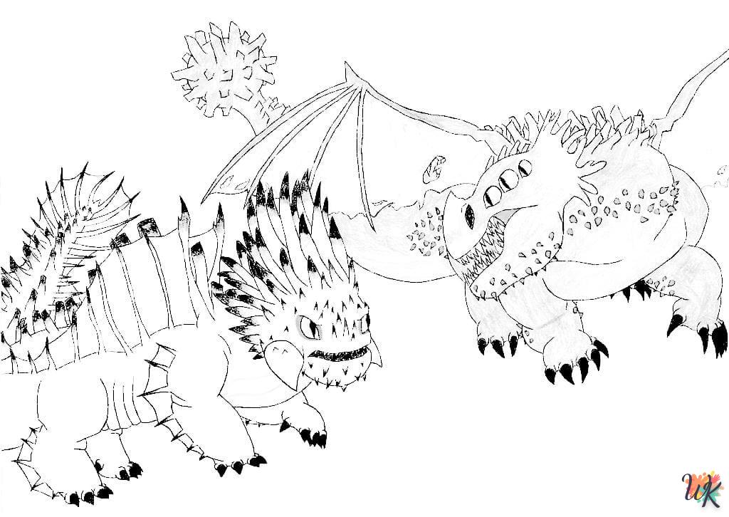 Dibujos para Colorear Como entrenar a tu dragon 44