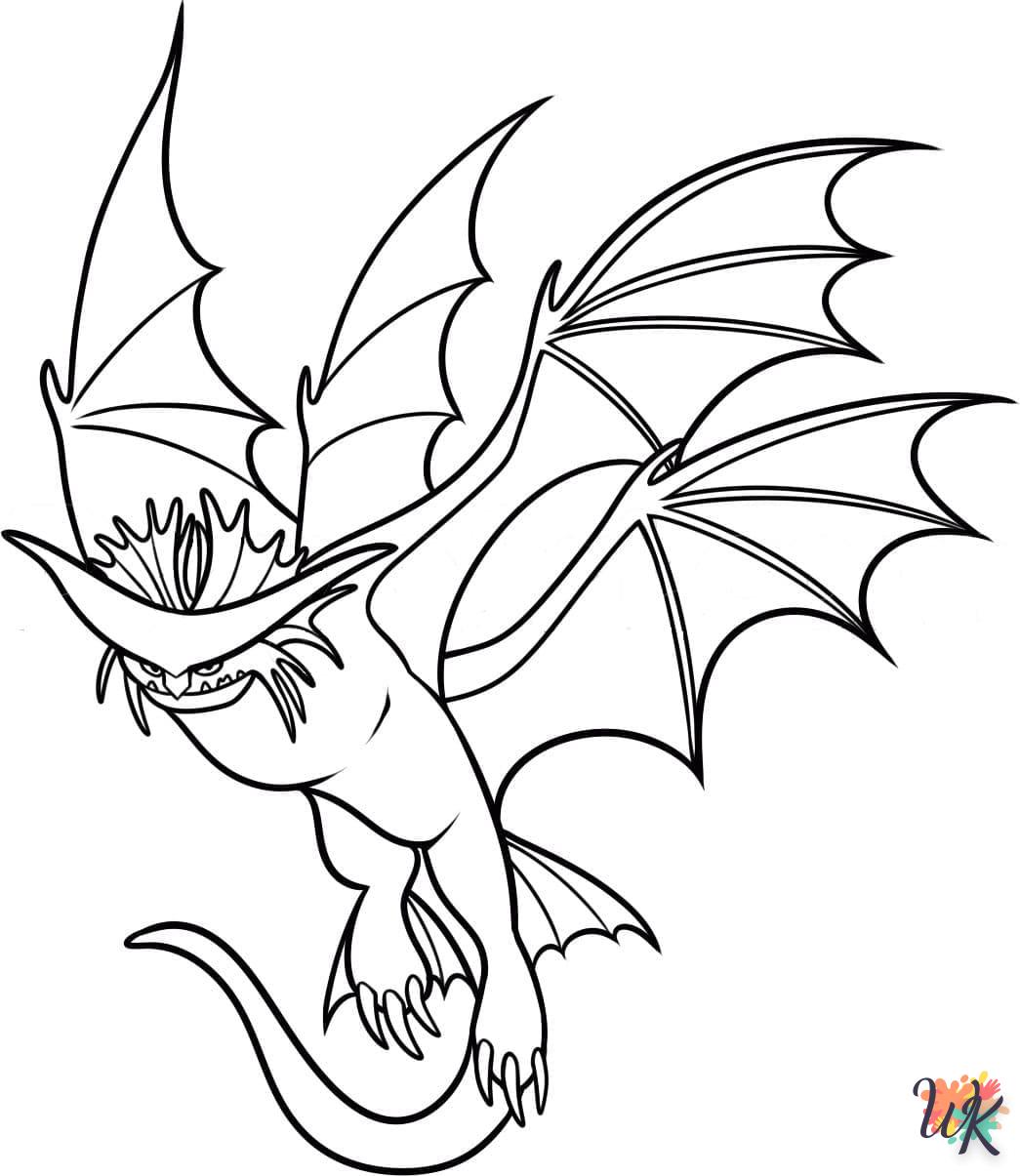 Dibujos para Colorear Como entrenar a tu dragon 50