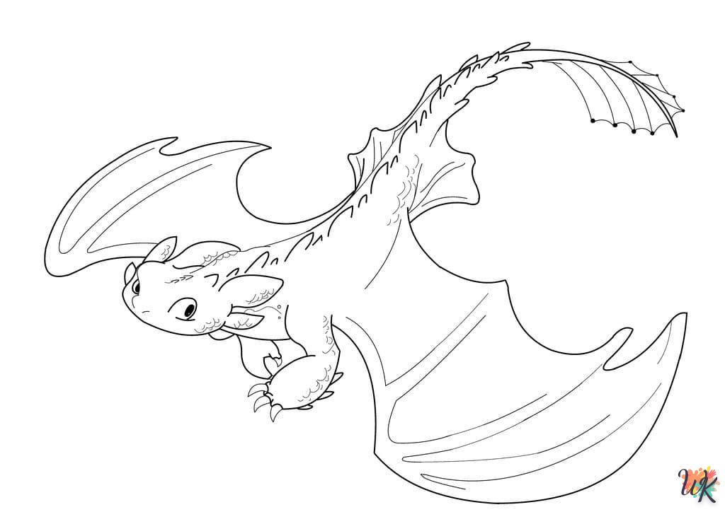 Dibujos para Colorear Como entrenar a tu dragon 57