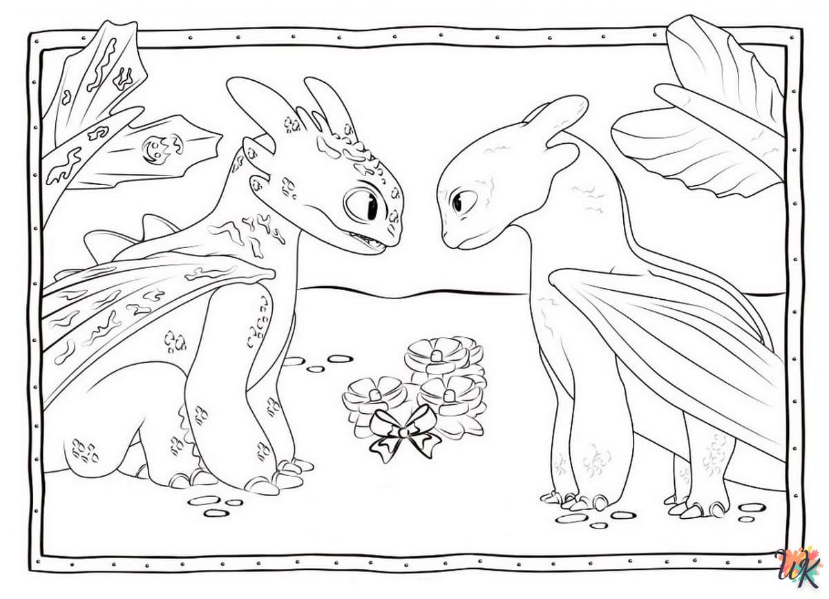 Dibujos para Colorear Como entrenar a tu dragon 59