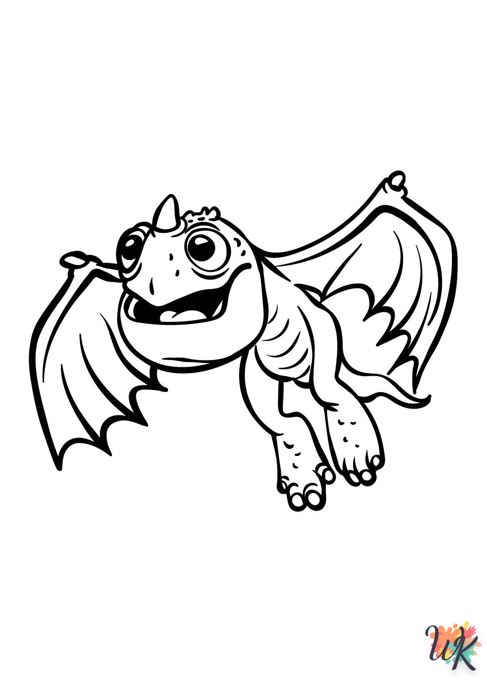 Dibujos para Colorear Como entrenar a tu dragon 6