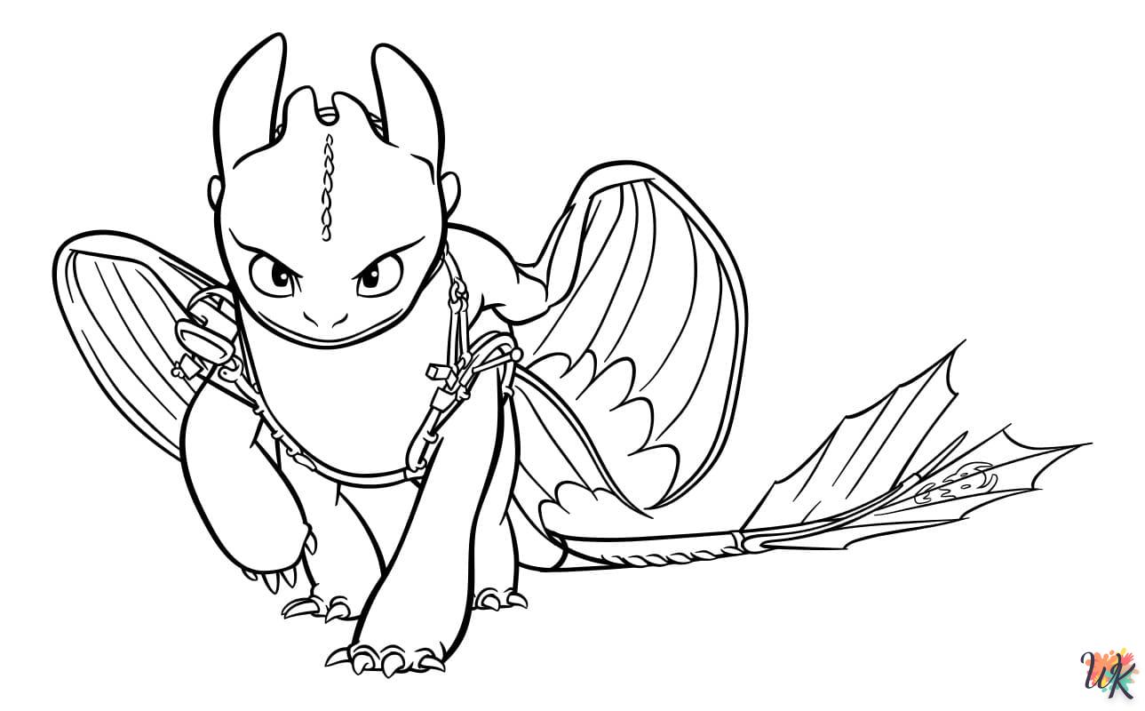 Dibujos para Colorear Como entrenar a tu dragon 64