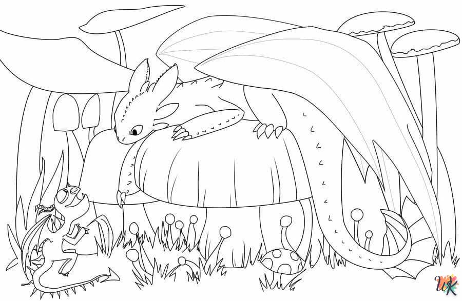 Dibujos para Colorear Como entrenar a tu dragon 68