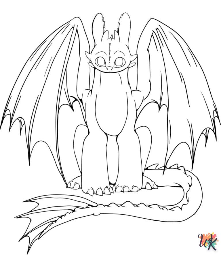 Dibujos para Colorear Como entrenar a tu dragon 73
