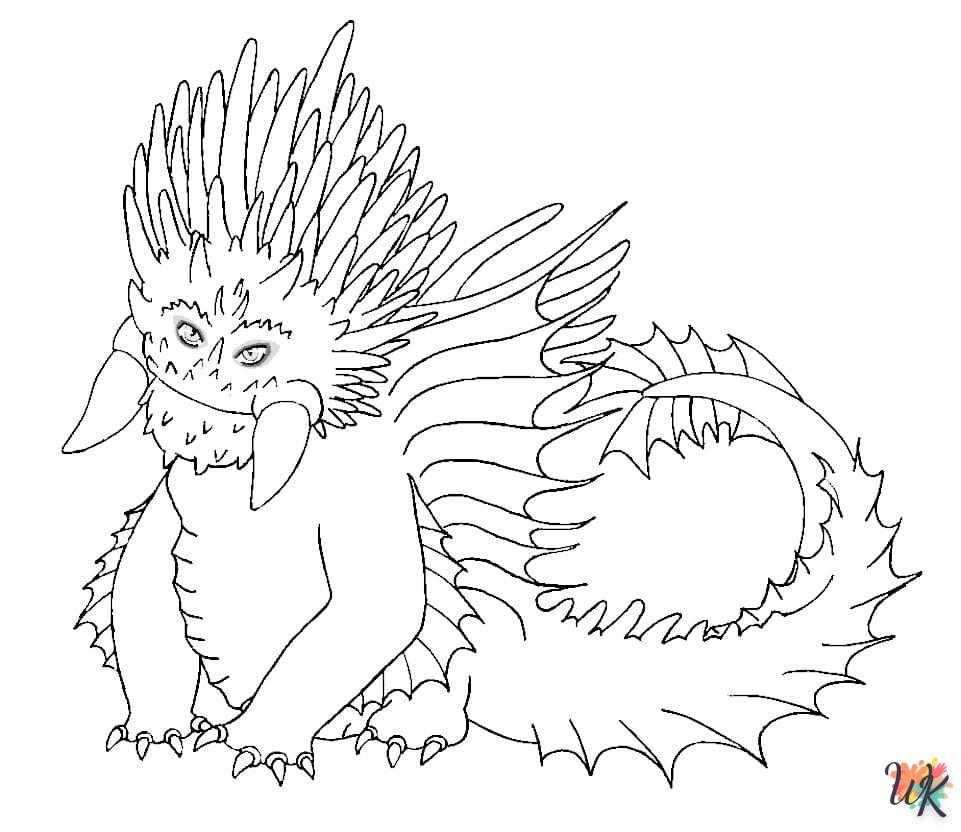 Dibujos para Colorear Como entrenar a tu dragon 77