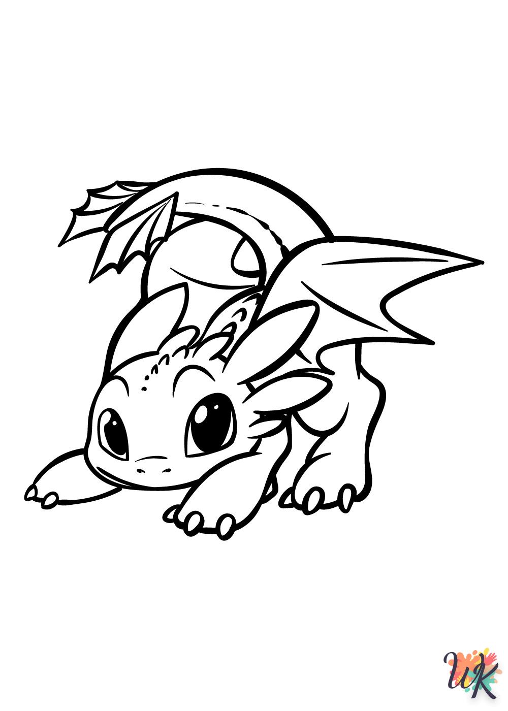 Dibujos para Colorear Como entrenar a tu dragon 8