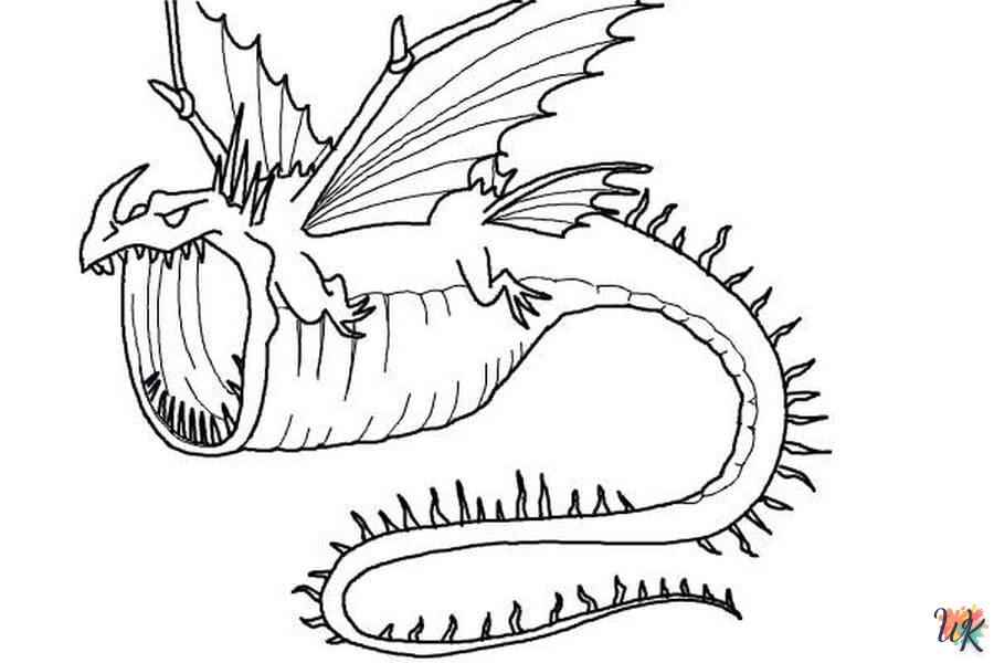 Dibujos para Colorear Como entrenar a tu dragon 82