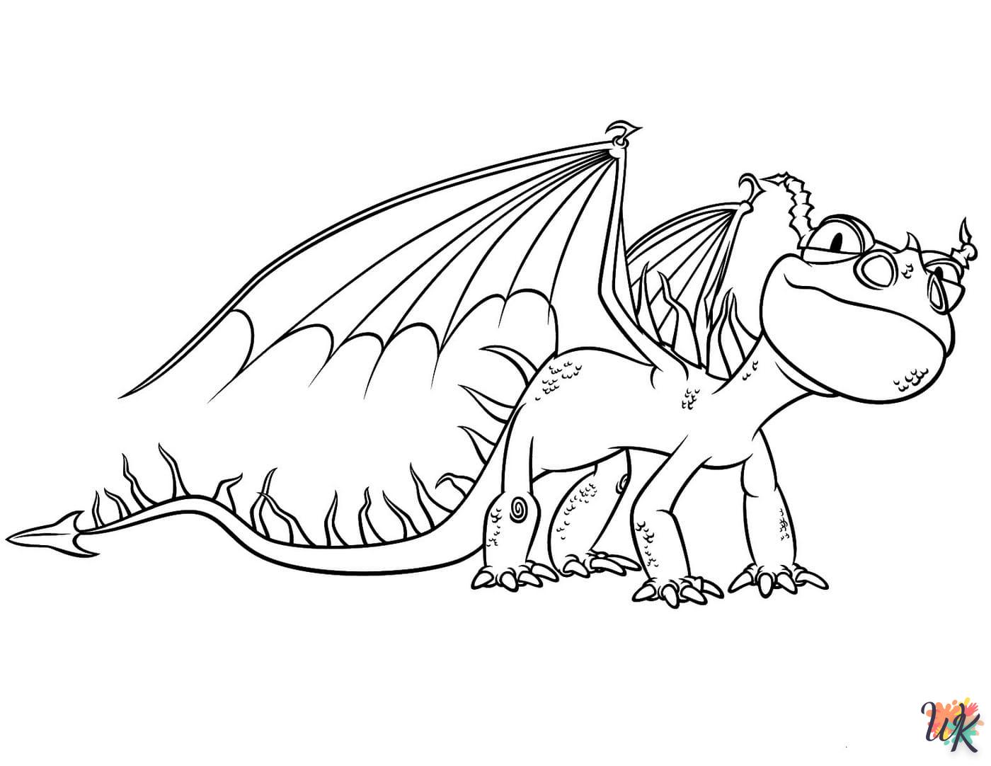 Dibujos para Colorear Como entrenar a tu dragon 84