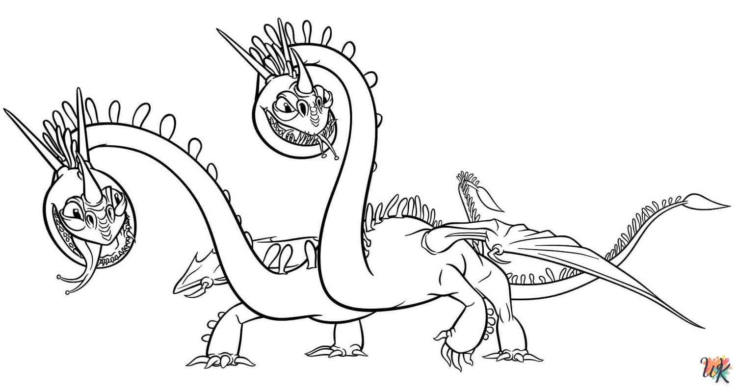 Dibujos para Colorear Como entrenar a tu dragon 86