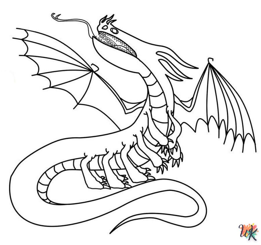Dibujos para Colorear Como entrenar a tu dragon 90