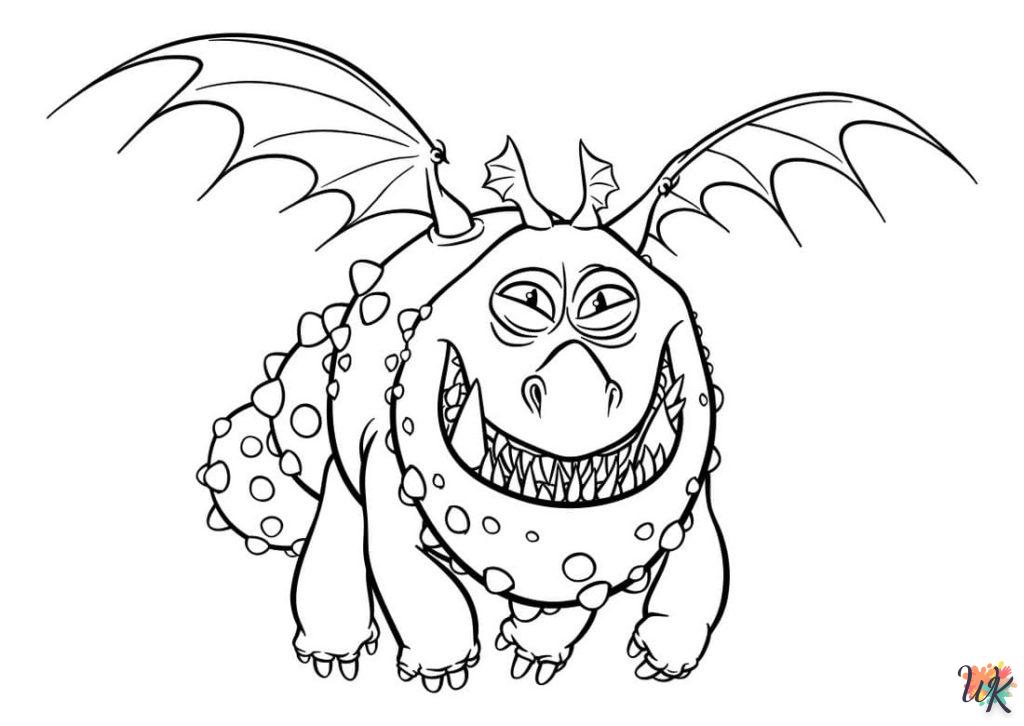 Dibujos para Colorear Como entrenar a tu dragon 93