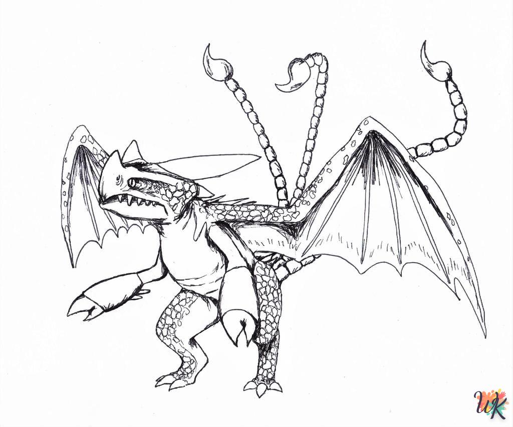 Dibujos para Colorear Como entrenar a tu dragon 97