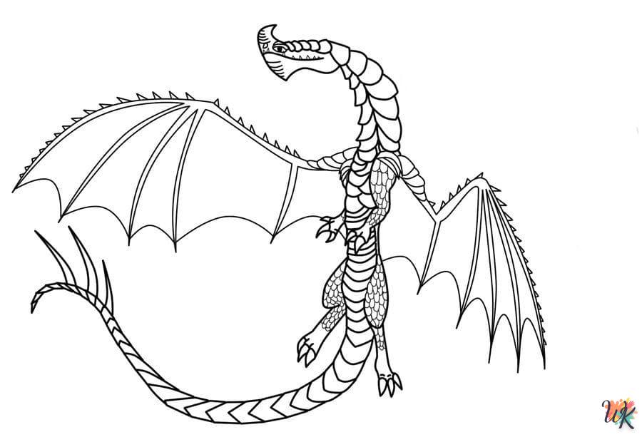 Dibujos para Colorear Como entrenar a tu dragon 99