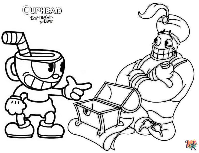 Dibujos para Colorear Cuphead 30