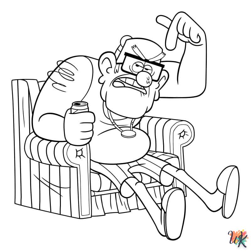 Dibujos para Colorear Gravity Falls 1