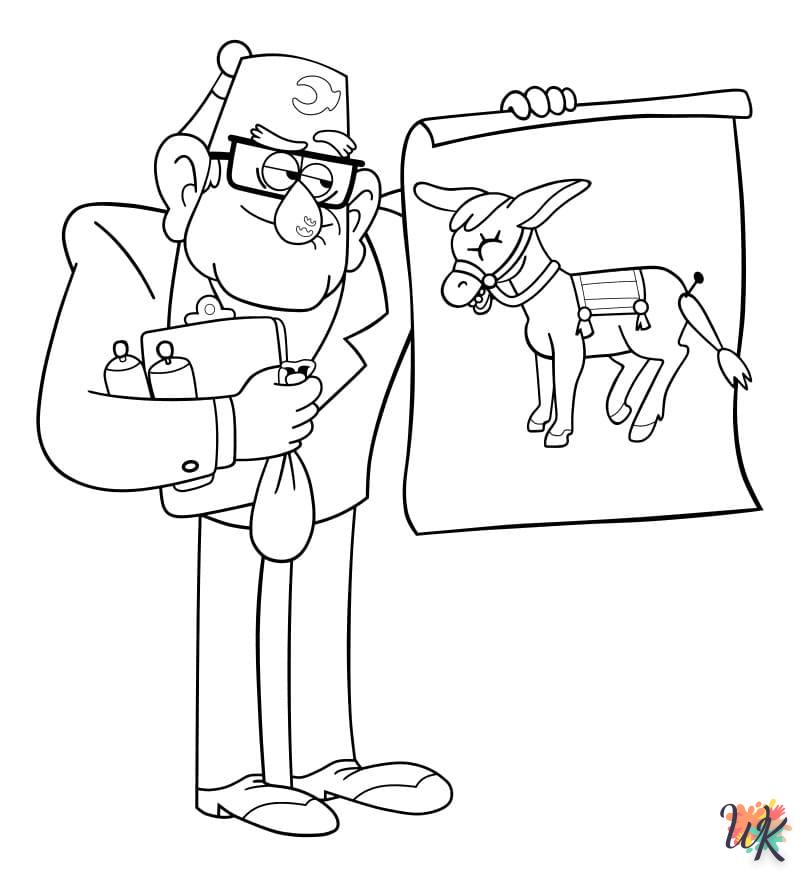 Dibujos para Colorear Gravity Falls 13