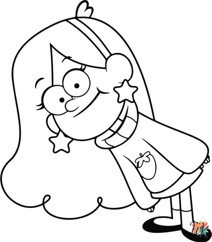 Dibujos para Colorear Gravity Falls 14