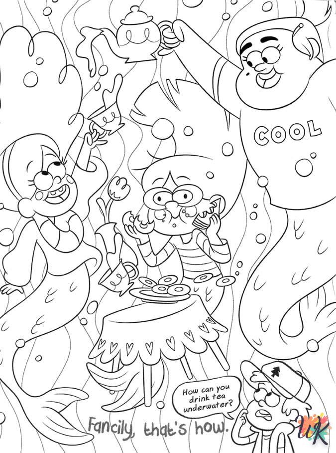 Dibujos para Colorear Gravity Falls 19