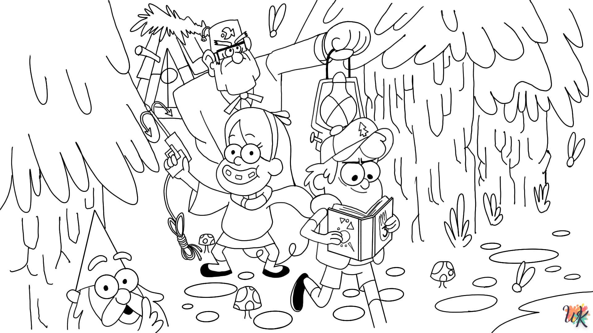 Dibujos para Colorear Gravity Falls 20