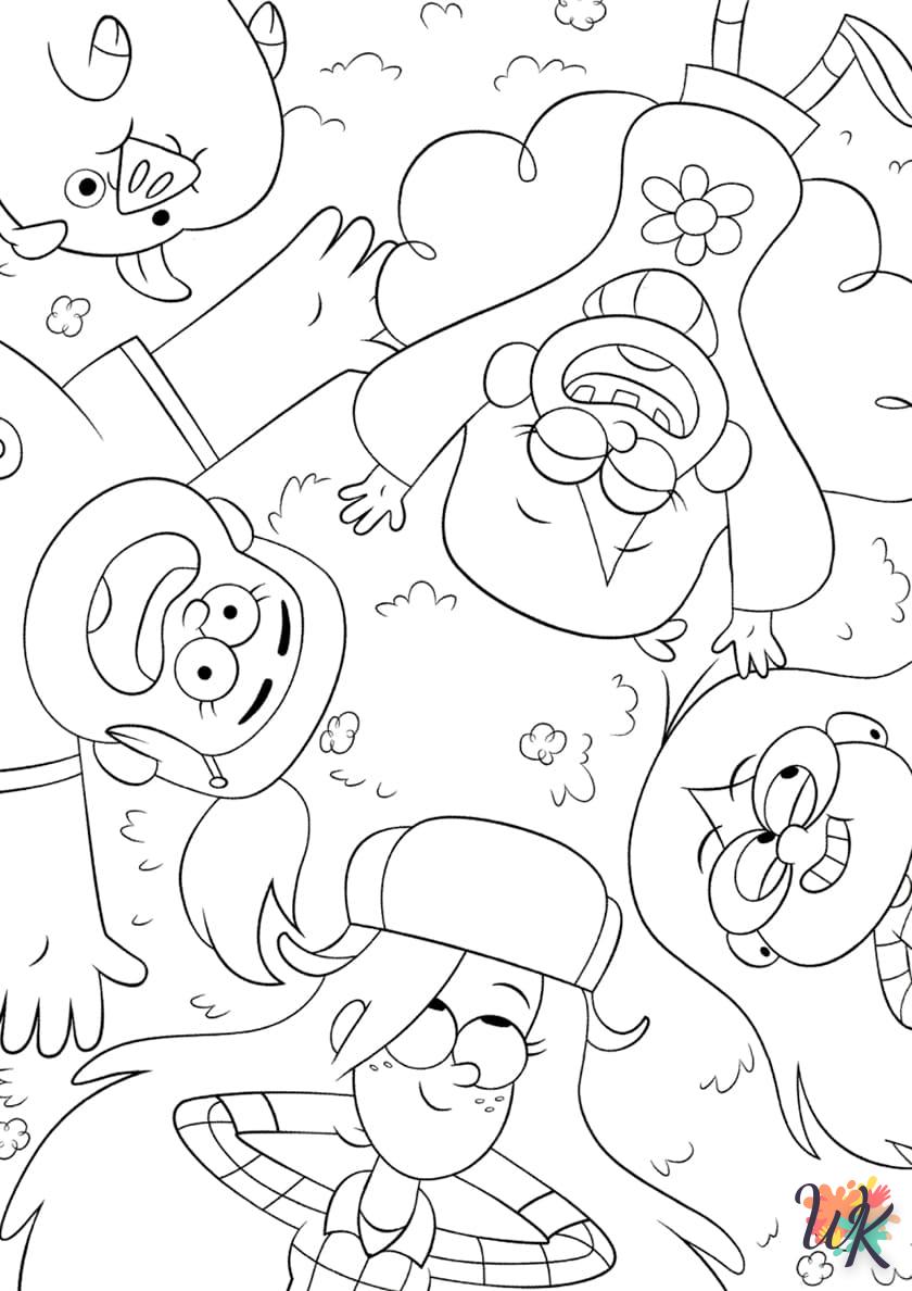 Dibujos para Colorear Gravity Falls 22